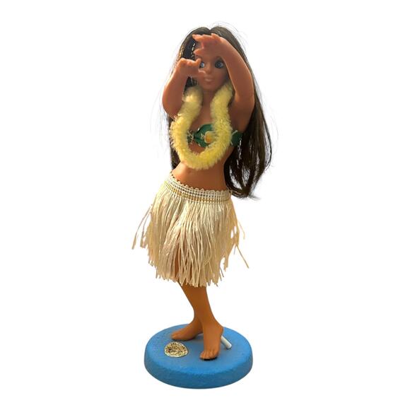 Vintage Aloha Hawaii Hula Girl 11 inch tall Statue Figurine - Picture 2 of 8